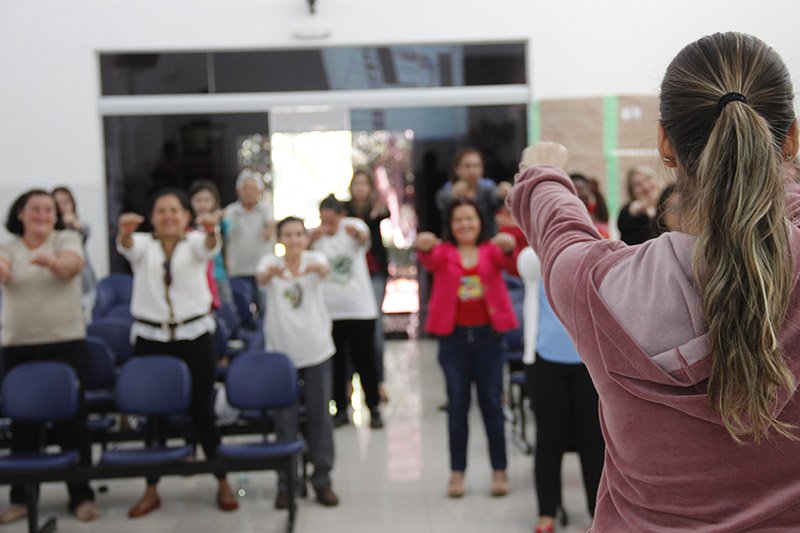 Grupos são orientados por profissionais habilitados (Foto Hérick Rodrigues)