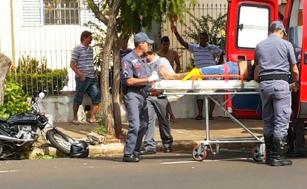 Resgate socorre vítima de acidente de trânsito envolvendo moto (Foto Arquivo)