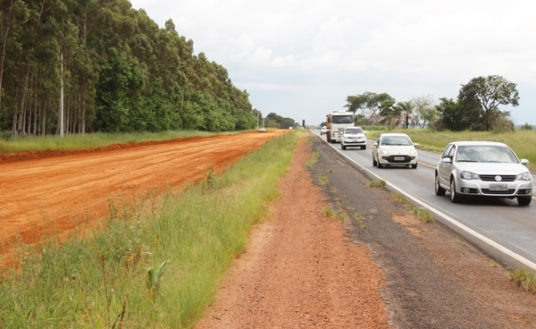Trecho de Cristais (Km 417) para onde está programado pedágio