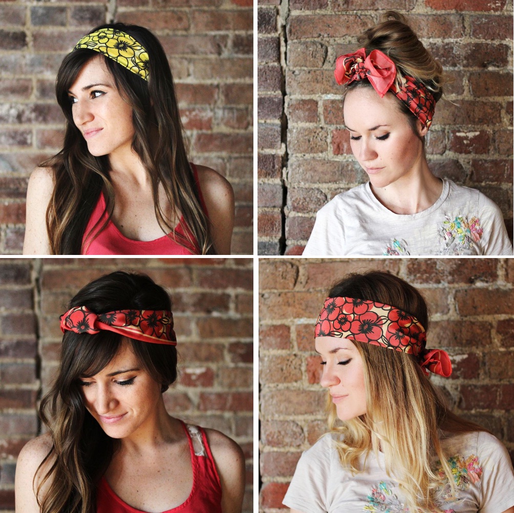 As bandanas estão mais versáteis do que nunca podendo ser usadas de várias formas (Foto: Reprodução)