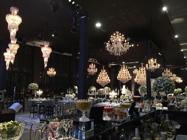 A belíssima decoração chamou a atenção dos convidados (Foto: Reprodução Instagram)