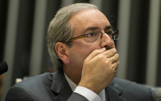Ex-deputado e presidente da Câmara, Eduardo Cunha foi preso em Brasília e seguirá para Curitiba (Foto: Reprodução)