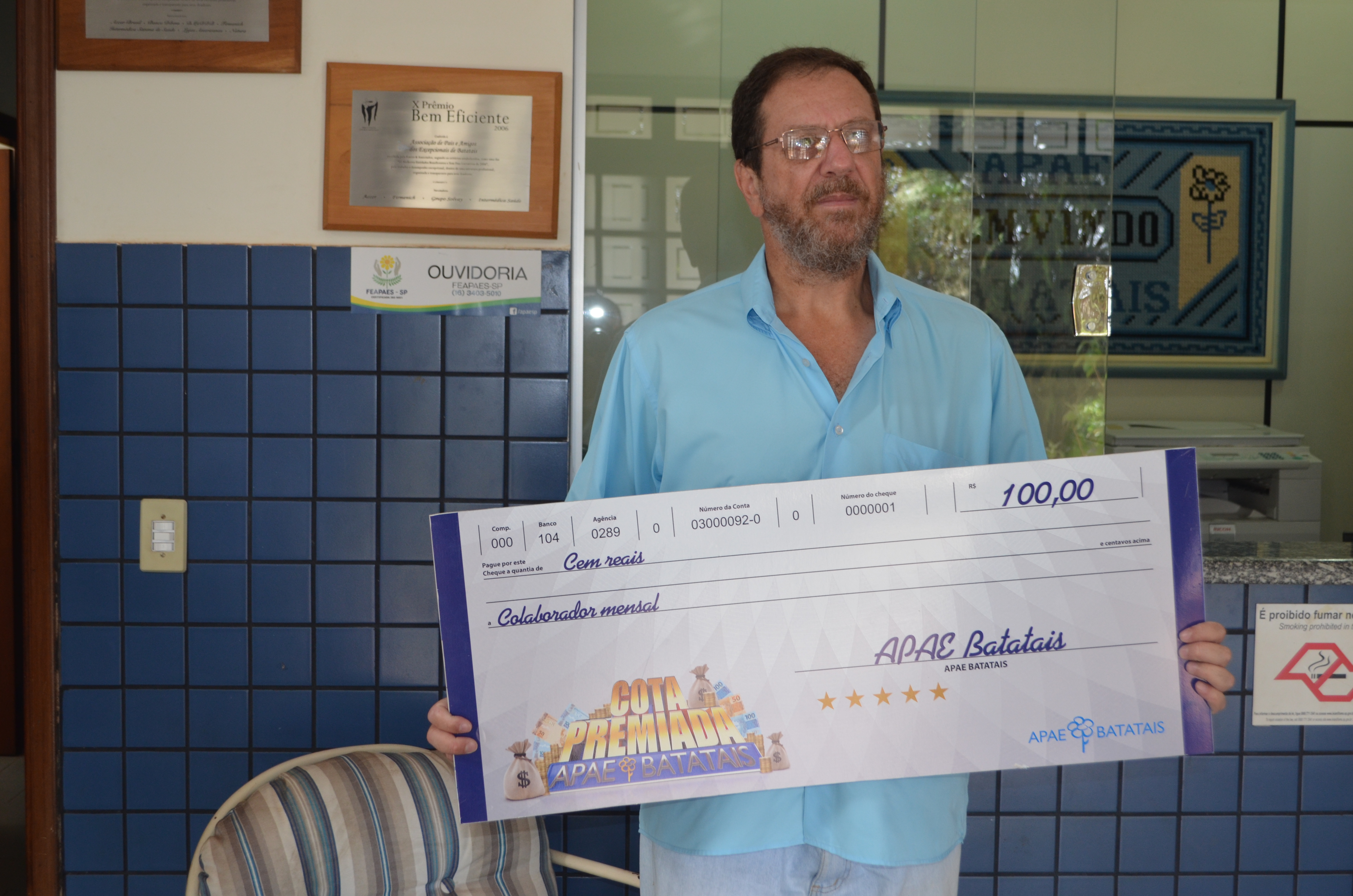 Eugênio Piza foi contemplado duas vezes pelos sorteios da Cota Premiada (Foto: Divulgação)