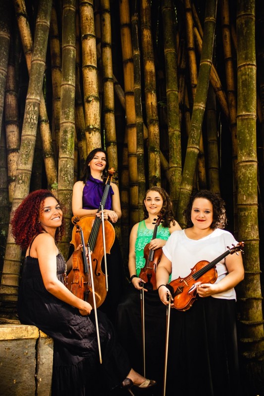 Grupo camerístico feminino, Quarteto Zimmer, promete bela apresentação em Franca (Foto: Moisés Pereira de Souza)