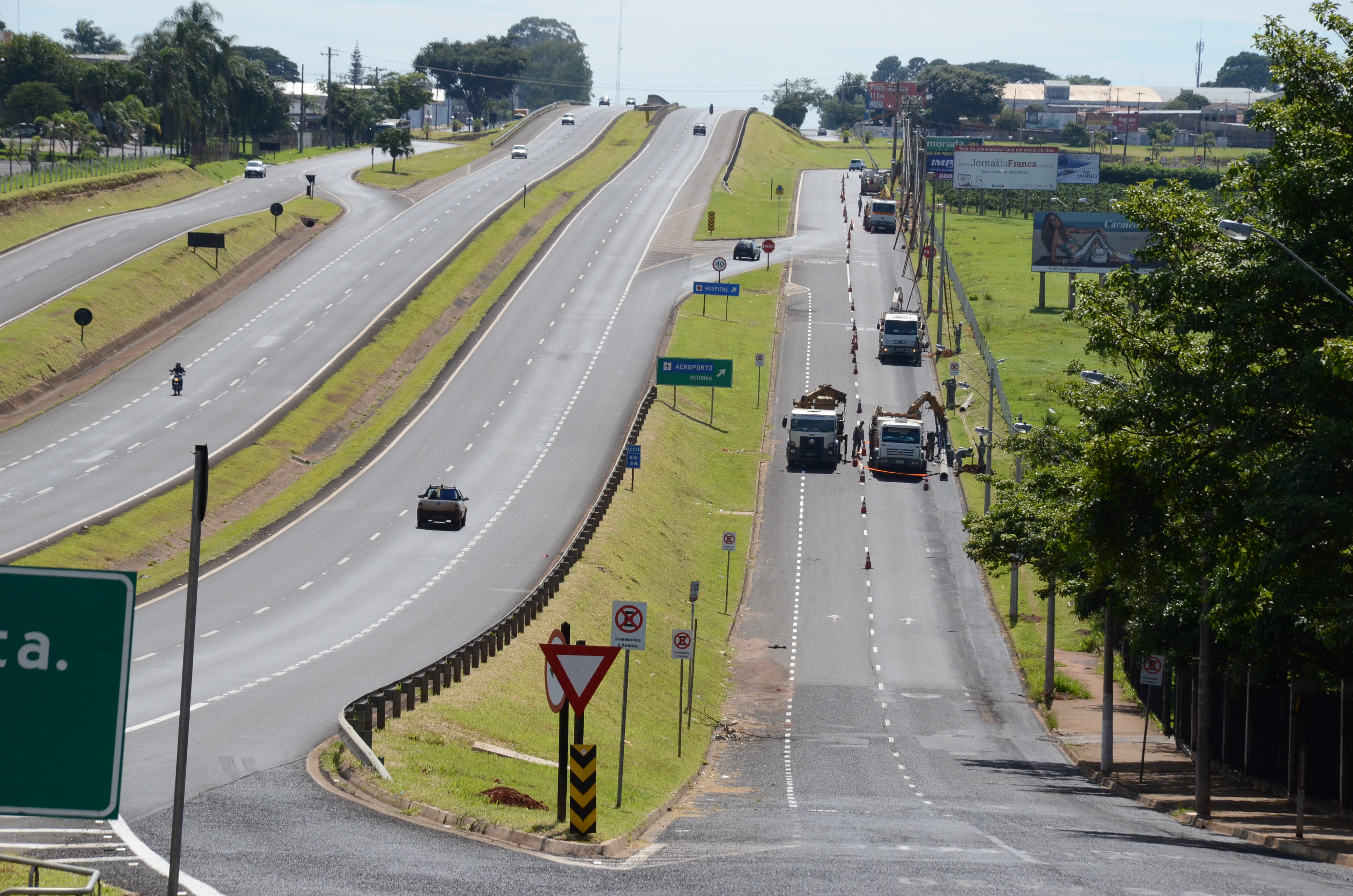 Reivindicação de moradores e estudantes que trafegam pela região gerou melhorias no local (Foto: Prefeitura de Franca)