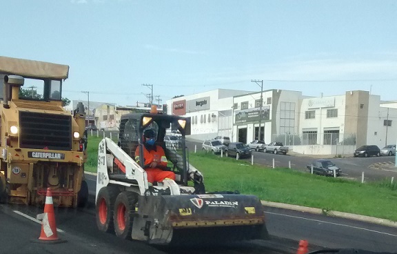 Rodovia Cândido Portinari segue em obras e requer atenção dos motoristas (Foto: Jornal da Franca)