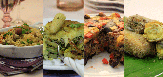 Arroz no arado, Batata Suíça de Frango à Moda Caipira, Bolo de Berinjela e Pastel da Vó Santinha serão degustados neste final de semana na capital