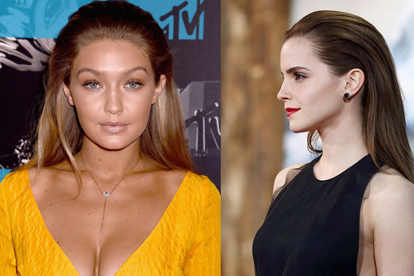 Gigi Hadid e Emma Watson (foto: reprodução)