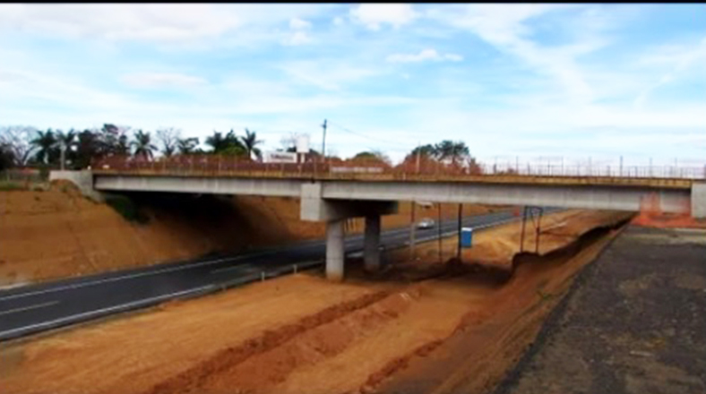 Novo trevo que está sendo construído na Cândido Portinari (foto: divulgação)