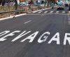 Avenida Hélio Palermo recebe lombofaixas com redutores de velocidade - Jornal da Franca