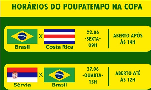 Poupatempo Franca terá expediente parcial nos dias de jogos do Brasil - Jornal da Franca