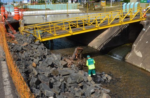 Após transtornos no trânsito, ponte em Franca começa a ser recuperada - Jornal da Franca