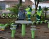 Equipes realizam serviços de revitalização em praça do bairro Santa Luzia - Jornal da Franca