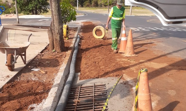 Prefeitura de Franca interliga galerias no São Joaquim para evitar inundações