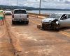 Acidente na ponte de Rifaina: ​Corsa de Franca bate em Hilux. Veja - Jornal da Franca