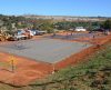 Quadra de esportes do CEPEL no Jardim Santa Bárbara, em Franca, já está concretada - Jornal da Franca