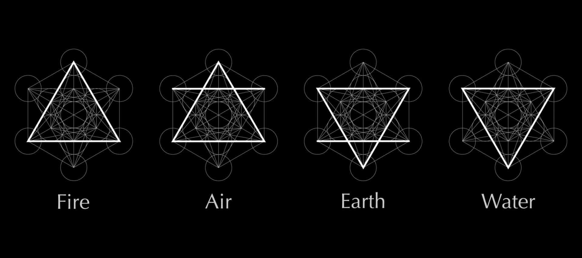 Fogo, Terra, Ar, Água e o Universo.