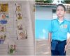 Sem dinheiro, menino desenha seu próprio álbum da Copa e emociona internautas - Jornal da Franca