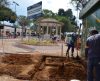 Praça Sabino Loureiro, na Estação, segue passando por obras de melhorias - Jornal da Franca
