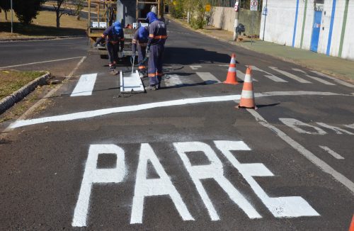 Para garantir mais segurança, ruas de Franca recebem revitalização da sinalização - Jornal da Franca