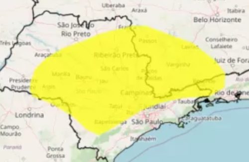 Inmet emite alerta de chuva com risco de granizo em quatro estados: Franca na lista - Jornal da Franca