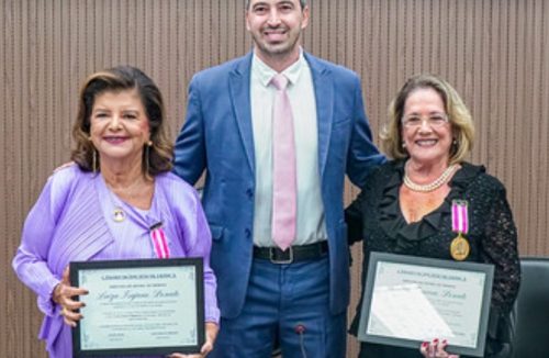 Cerimônia emocionante: Luizinha e Maria Lídia recebem medalhas de mérito da Câmara - Jornal da Franca